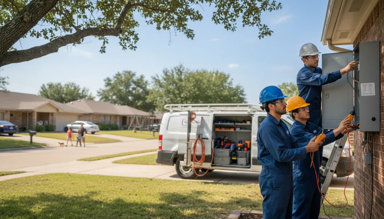 Certified electrician providing emergency electrical services in Burlington Junction, MO